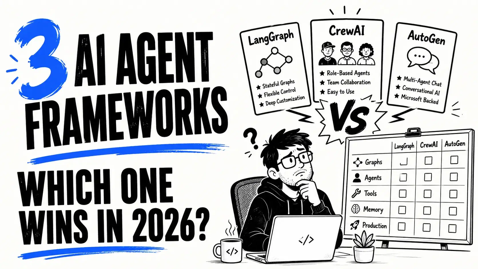 LangGraph vs CrewAI vs AutoGen 2026: AI Agent Framework Comparison ...